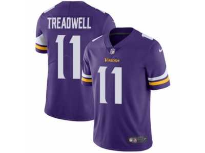 Youth Nike Minnesota Vikings #11 Laquon Treadwell Vapor Untouchable Limited Purple Team Color NFL Jersey