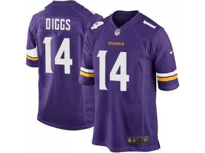 Youth Nike Minnesota Vikings #14 Stefon Diggs purple jerseys