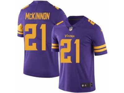Youth Nike Minnesota Vikings #21 Jerick McKinnon Limited Purple Rush NFL Jersey