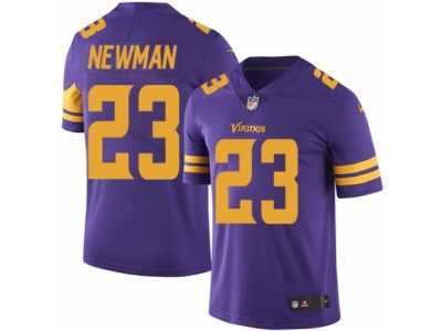 Youth Nike Minnesota Vikings #23 Terence Newman Limited Purple Rush NFL Jersey