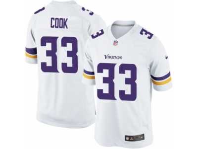 Youth Nike Minnesota Vikings #33 Dalvin Cook Limited White NFL Jersey