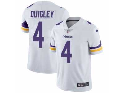 Youth Nike Minnesota Vikings #4 Ryan Quigley Vapor Untouchable Limited White NFL Jersey