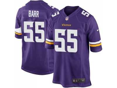 Youth Nike Minnesota Vikings #55 Anthony Barr purple jerseys