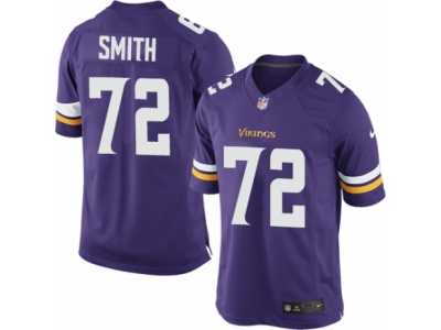 Youth Nike Minnesota Vikings #72 Andre Smith Limited Purple Team Color NFL Jersey
