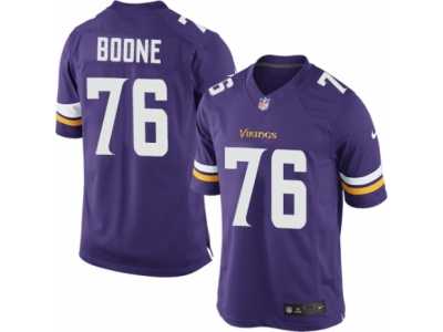 Youth Nike Minnesota Vikings #76 Alex Boone Limited Purple Team Color NFL Jersey