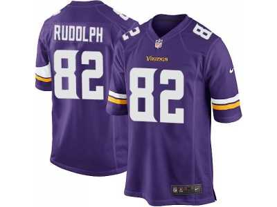 Youth Nike Minnesota Vikings #82 Kyle Rudolph purple jerseys