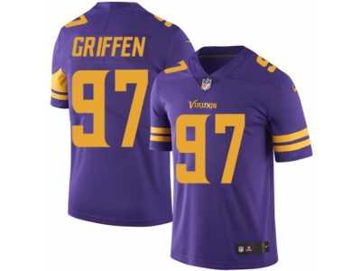 Youth Nike Minnesota Vikings #97 Everson Griffen Limited Purple Rush NFL Jersey