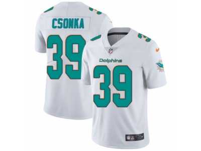 Youth Nike Miami Dolphins #39 Larry Csonka Vapor Untouchable Limited White NFL Jersey