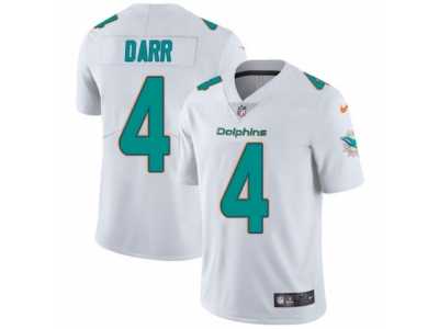 Youth Nike Miami Dolphins #4 Matt Darr Vapor Untouchable Limited White NFL Jersey