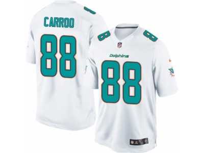 Youth Nike Miami Dolphins #88 Leonte Carroo Limited White NFL Jersey