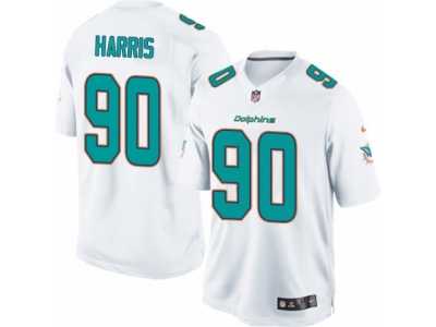 Youth Nike Miami Dolphins #90 Charles Harris Limited White NFL Jersey