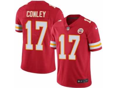 Youth Nike Kansas City Chiefs #17 Chris Conley Limited Red Rush NFL Jersey