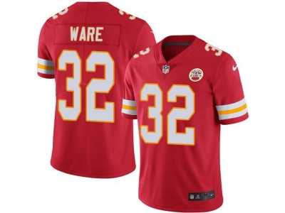 Youth Nike Kansas City Chiefs #32 Spencer Ware Red Stitched NFL Limited Rush Jersey