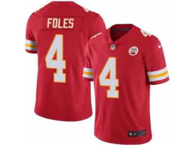 Youth Nike Kansas City Chiefs #4 Nick Foles Limited Red Rush NFL Jersey