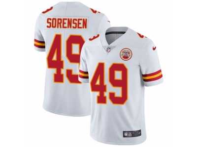 Youth Nike Kansas City Chiefs #49 Daniel Sorensen Vapor Untouchable Limited White NFL Jersey