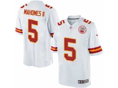 Youth Nike Kansas City Chiefs #5 Patrick Mahomes II Limited White NFL Jersey