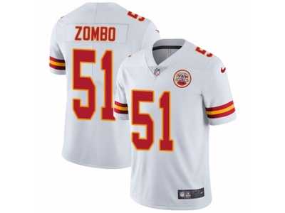 Youth Nike Kansas City Chiefs #51 Frank Zombo Vapor Untouchable Limited White NFL Jersey