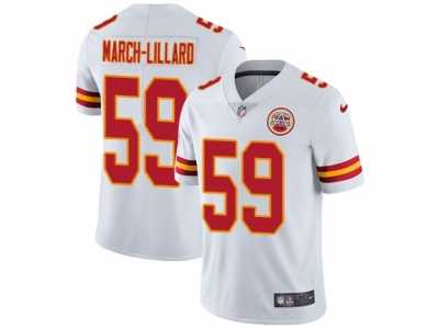 Youth Nike Kansas City Chiefs #59 Justin March-Lillard Vapor Untouchable Limited White NFL Jersey