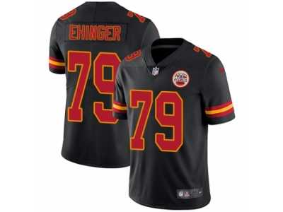 Youth Nike Kansas City Chiefs #79 Parker Ehinger Limited Black Rush NFL Jersey