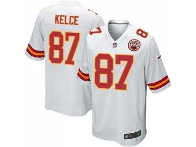 Youth Nike Kansas City Chiefs #87 Travis Kelce white Jerseys