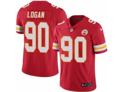 Youth Nike Kansas City Chiefs #90 Bennie Logan Limited Red Rush NFL Jersey