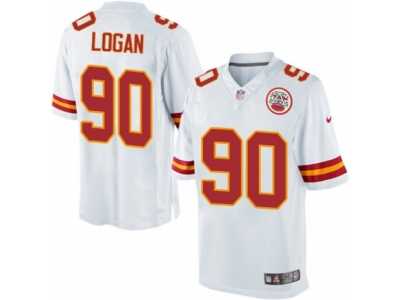 Youth Nike Kansas City Chiefs #90 Bennie Logan Limited White NFL Jersey