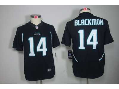 Nike Youth Jacksonville Jaguars #14 Justin Blackmon Black Jerseys