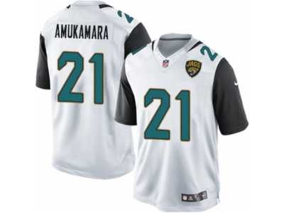 Youth Nike Jacksonville Jaguars #21 Prince Amukamara Limited White NFL Jersey