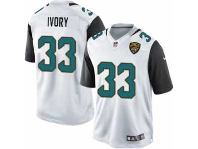 Youth Nike Jacksonville Jaguars #33 Chris Ivory White NFL Jersey