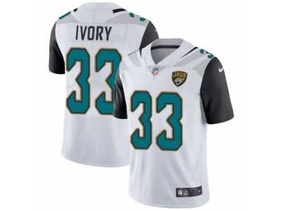 Youth Nike Jacksonville Jaguars #33 Chris Ivory White Vapor Untouchable Limited Player NFL Jersey