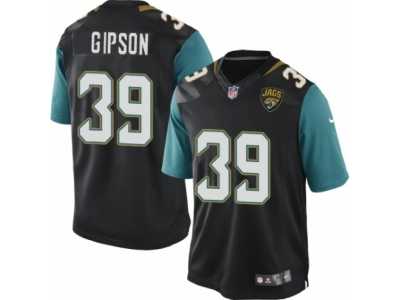 Youth Nike Jacksonville Jaguars #39 Tashaun Gipson Limited Black Alternate NFL Jersey