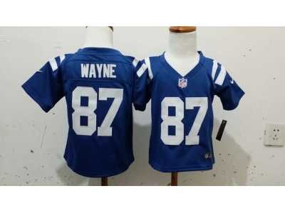 Nike Kids Indianapolis Colts #87 Reggie Wayne Blue jerseys