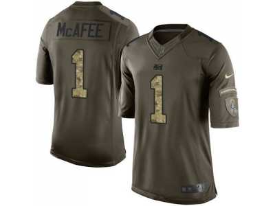 Youth Nike Indianapolis Colts #1 Pat McAfee Green Salute to Service Jerseys