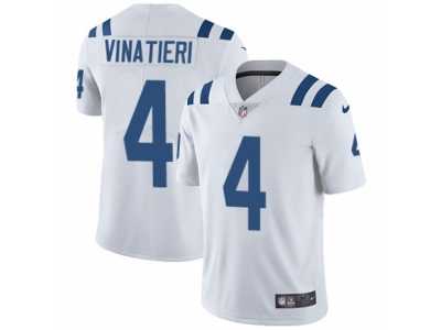 Youth Nike Indianapolis Colts #4 Adam Vinatieri Vapor Untouchable Limited White NFL Jersey