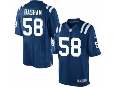 Youth Nike Indianapolis Colts #58 Tarell Basham Limited Royal Blue Team Color NFL Jersey
