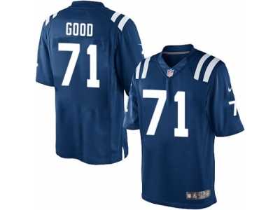 Youth Nike Indianapolis Colts #71 Denzelle Good Limited Royal Blue Team Color NFL Jersey