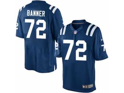 Youth Nike Indianapolis Colts #72 Zach Banner Limited Royal Blue Team Color NFL Jerse