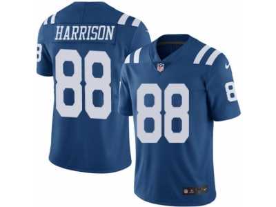 Youth Nike Indianapolis Colts #88 Marvin Harrison Limited Royal Blue Rush NFL Jersey
