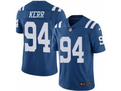 Youth Nike Indianapolis Colts #94 Zach Kerr Limited Royal Blue Rush NFL Jersey