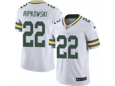 Youth Nike Green Bay Packers #22 Aaron Ripkowski Limited White Rush NFL Jersey