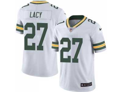Youth Nike Green Bay Packers #27 Eddie Lacy White Stitched NFL Limited Rush Jersey