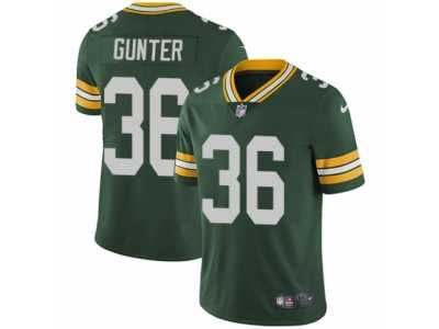 Youth Nike Green Bay Packers #36 LaDarius Gunter Vapor Untouchable Limited Green Team Color NFL Jersey