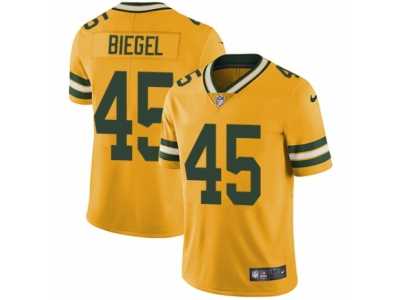 Youth Nike Green Bay Packers #45 Vince Biegel Limited Gold Rush NFL Jersey