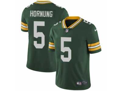 Youth Nike Green Bay Packers #5 Paul Hornung Vapor Untouchable Limited Green Team Color NFL Jersey