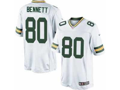 Youth Nike Green Bay Packers #80 Martellus Bennett Limited White NFL Jersey