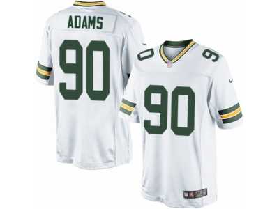 Youth Nike Green Bay Packers #90 Montravius Adams Limited White NFL Jersey