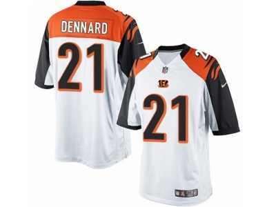 Men's Nike Cincinnati Bengals #21 Darqueze Dennard Limited White NFL Jersey