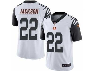 Men's Nike Cincinnati Bengals #22 William Jackson Limited White Rush NFL Jersey