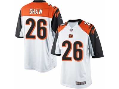 Men's Nike Cincinnati Bengals #26 Josh Shaw Limited White NFL Jersey