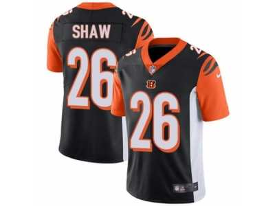 Men's Nike Cincinnati Bengals #26 Josh Shaw Vapor Untouchable Limited Black Team Color NFL Jersey